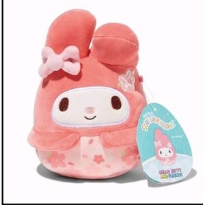 Squishmallows Plush Sanrio Hello Kitty‎ & Friends Sakura My Melody 5" NWT